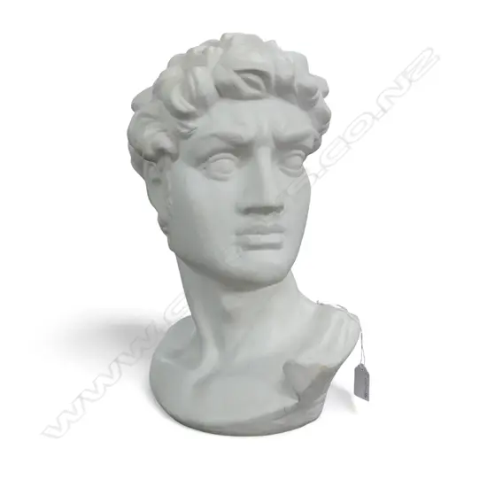 WHITE CERAMIC HEAD OF DAVID H.390mm