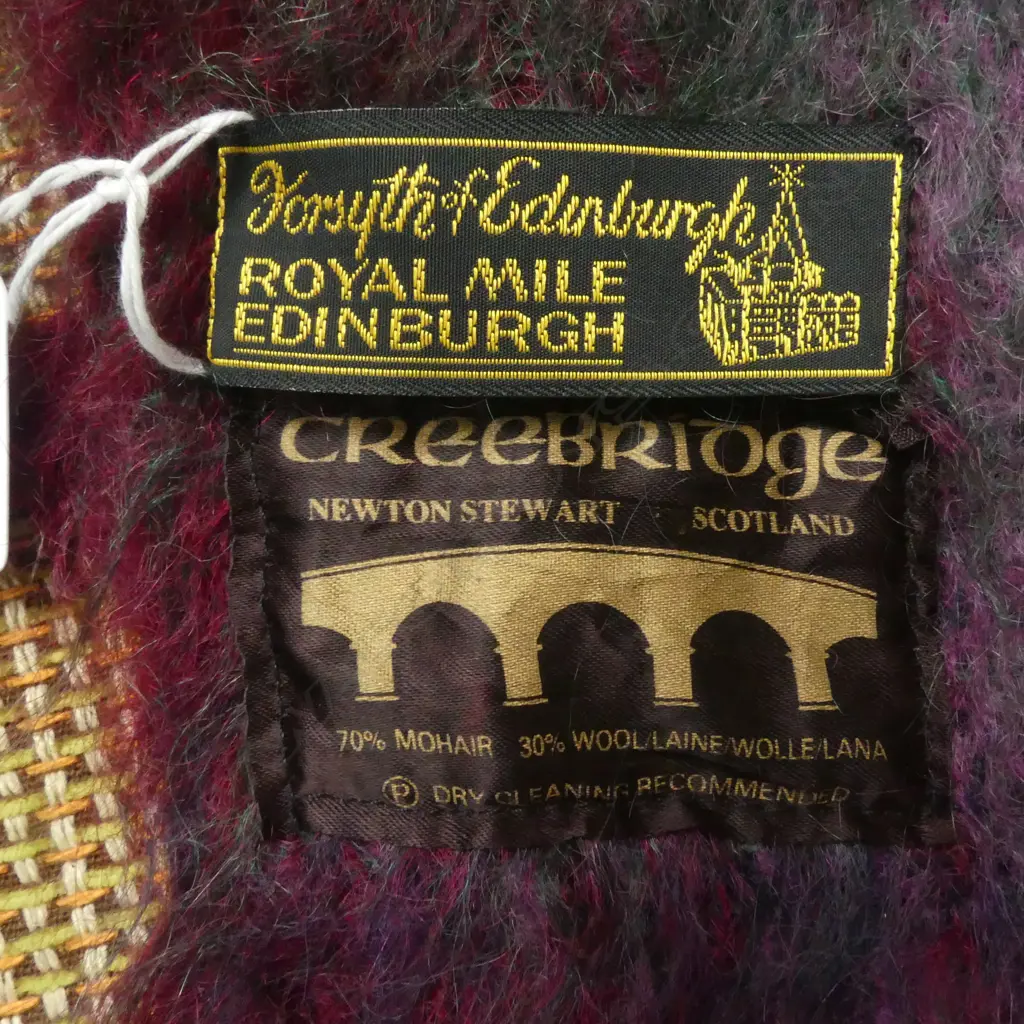 MOHAIR SCARF labelled Creebridge etc Image 1++