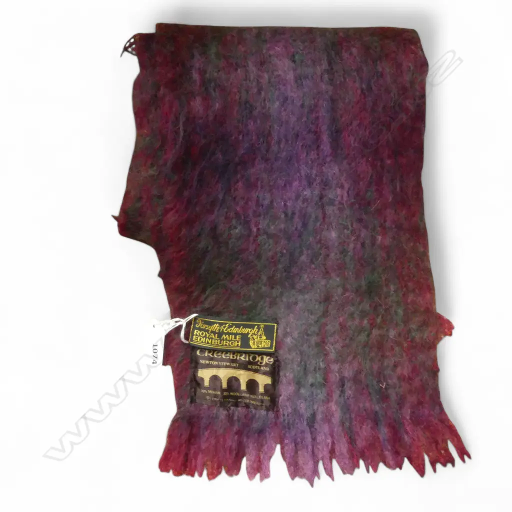 MOHAIR SCARF labelled Creebridge etc Image 1++