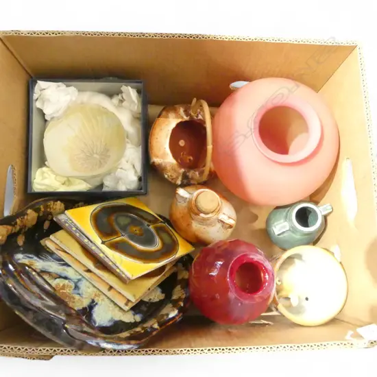 ASST. STUDIO POTTERY & GLASS