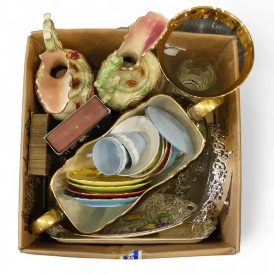 ASST. CHINA, 2 BOXES SPLAYDS ETC