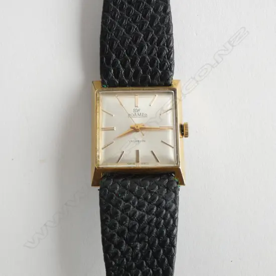 GOLD PLATED VINTAGE ROAMER WRISTWATCH c.1960s, IN WORKING ORDER