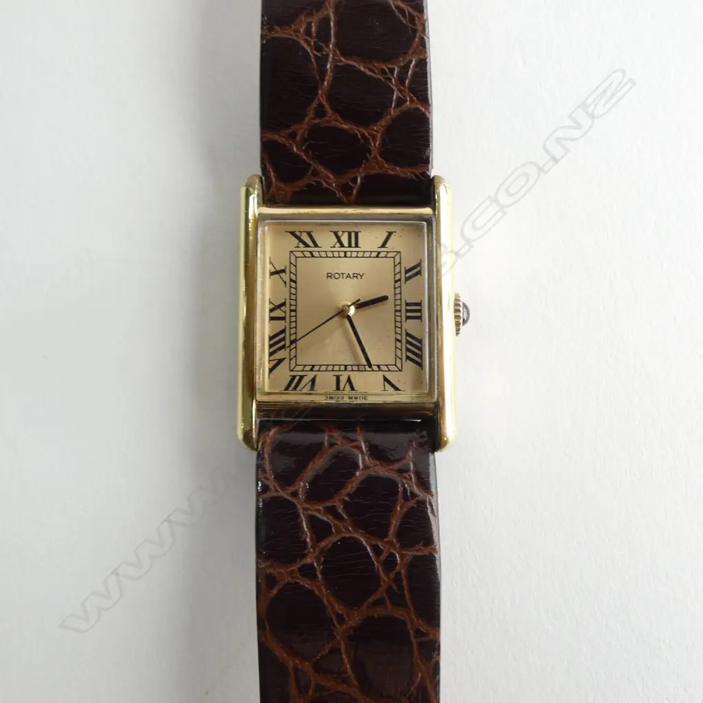 GOLD PLATED ROTARY WATCH, IN WORKING ORDER Image 1++