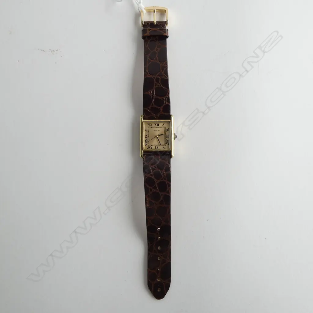 GOLD PLATED ROTARY WATCH, IN WORKING ORDER Image 1++