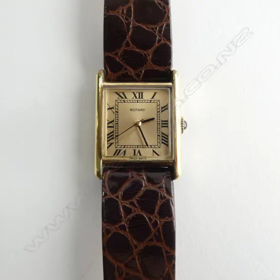GOLD PLATED ROTARY WATCH, IN WORKING ORDER