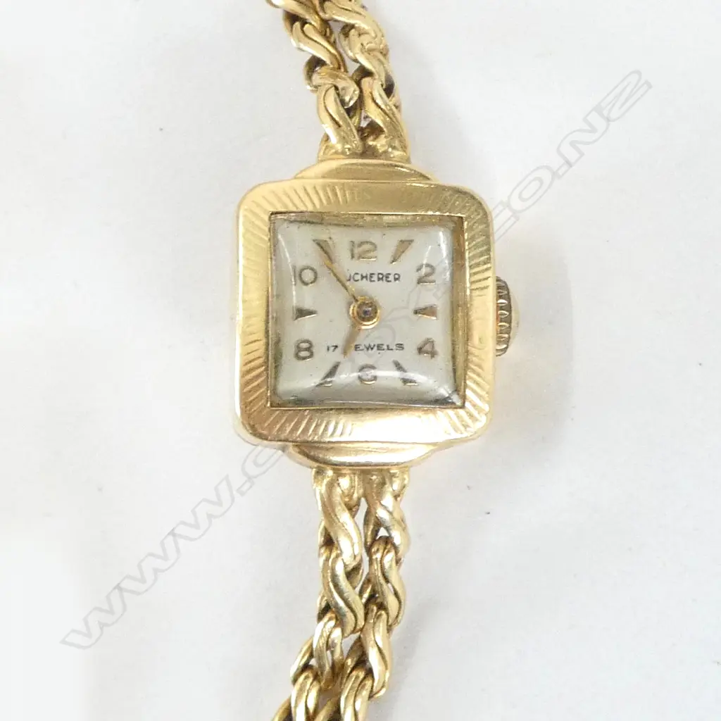 18ct YELLOW GOLD BUCHERER LADIES WRISTWATCH Image 1++
