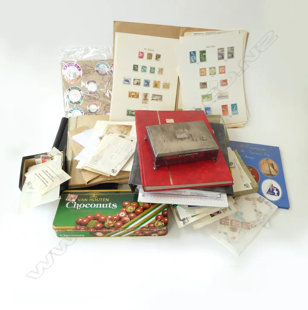 LGE COLLECTION NZ + SOUTH WEST AFRICA ETC STAMPS: ALBUMS + LOOSE + SORTED PACKETS ETC ETC Image 1++
