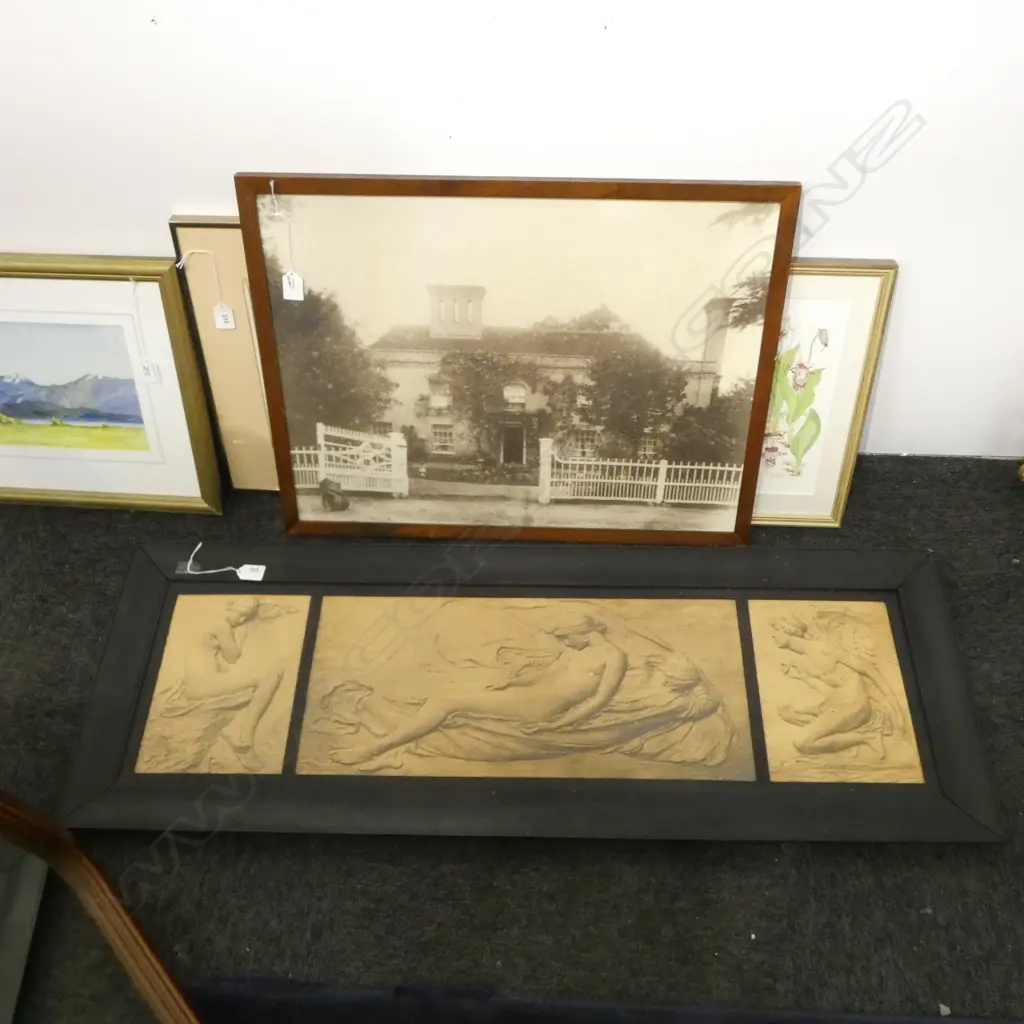 FRAMED CLASSICAL PRINT 150x935mm & FRAMED PHOTOGRAPH Image 1++