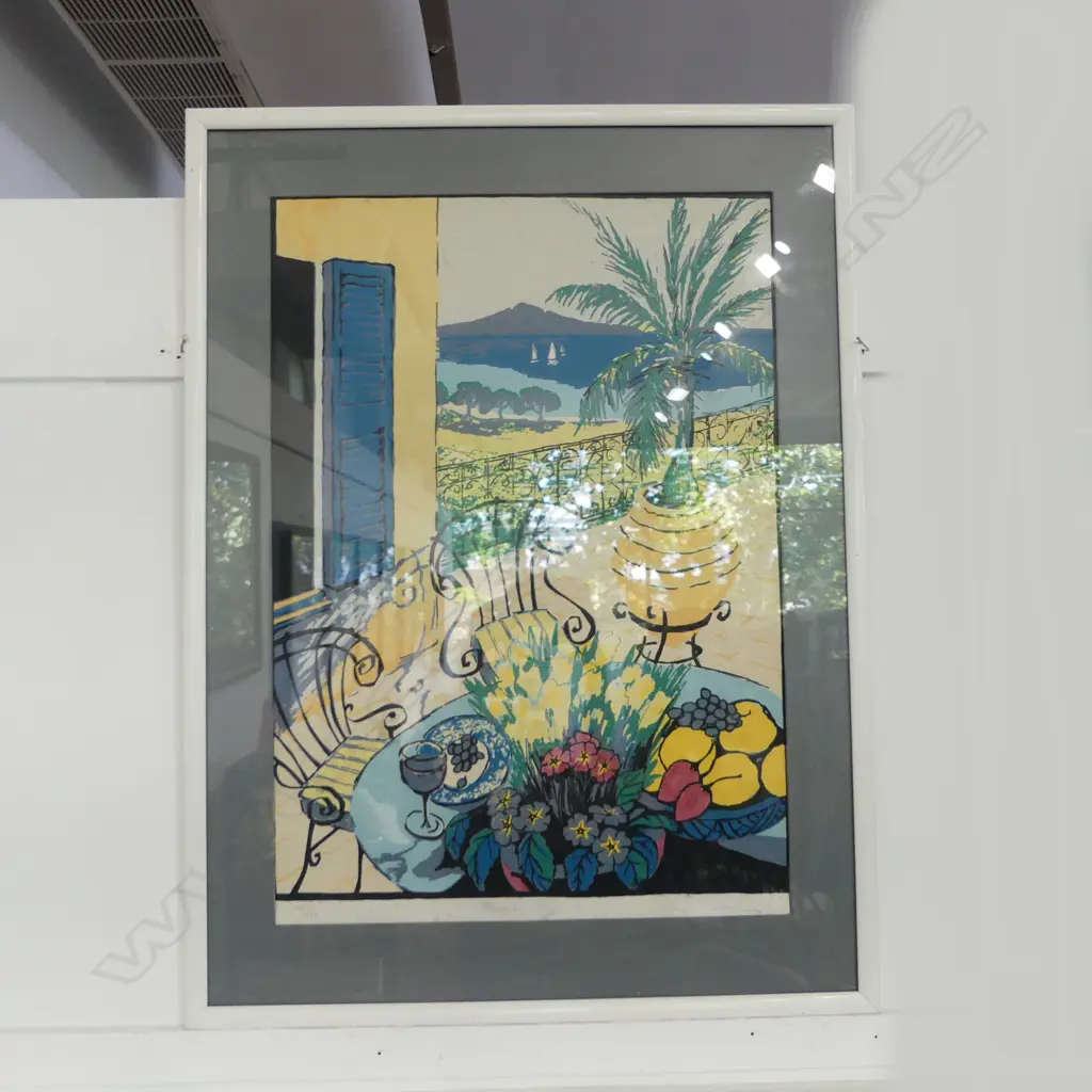 KAREL BURROWS 'MISSION BAY' PRINT 53/120 670x465mm Image 1++
