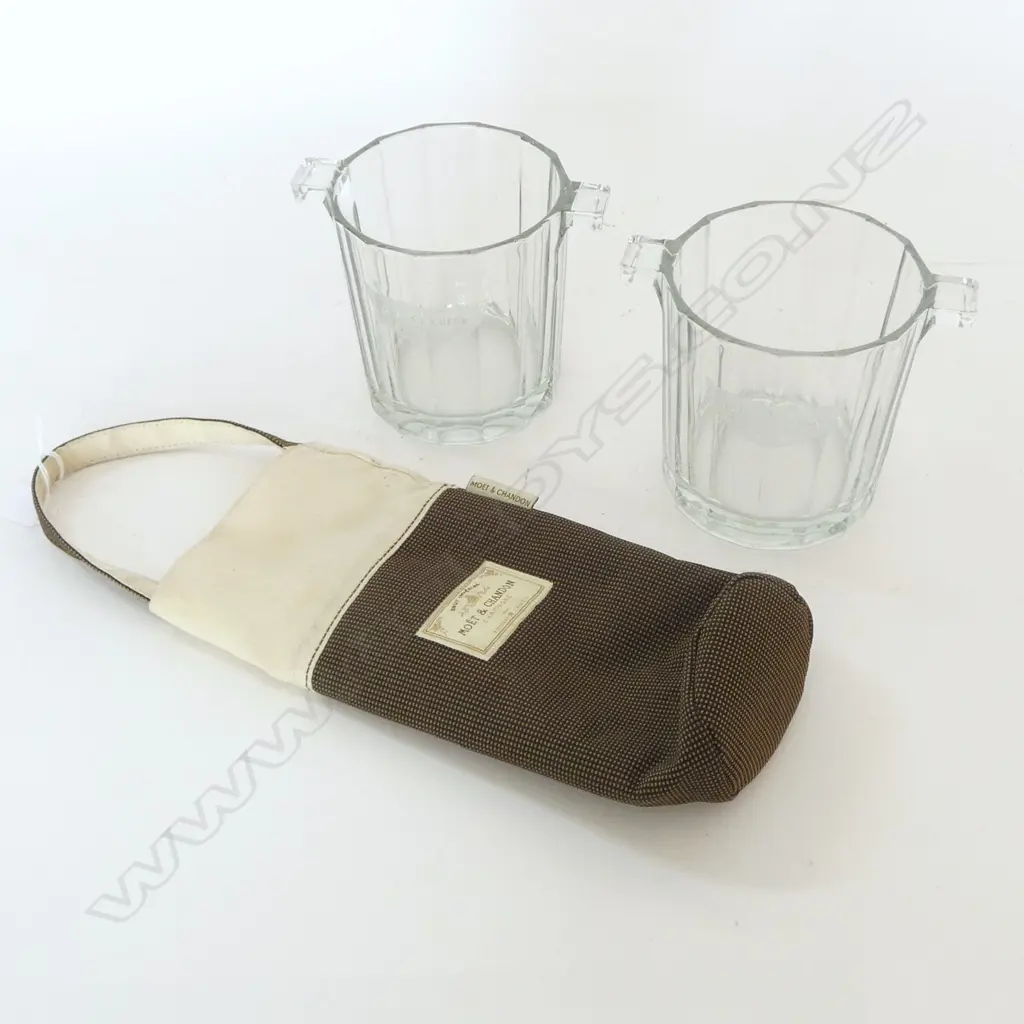 PR MOET & CHANDON ICE BUCKETS H.135mm + BAG Image 1++