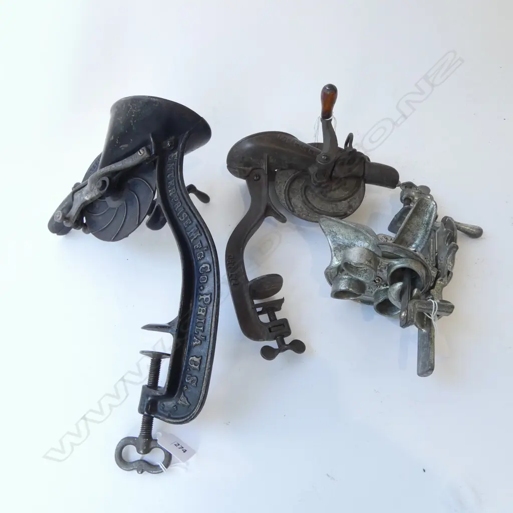 (2050,2274,1547) ROLLMAN Co. 1883, ENTERPRISE Co. 1917, NEW STANDARD HARDWARE 1910s CAST IRON CHERRY PITTERS Image 1++