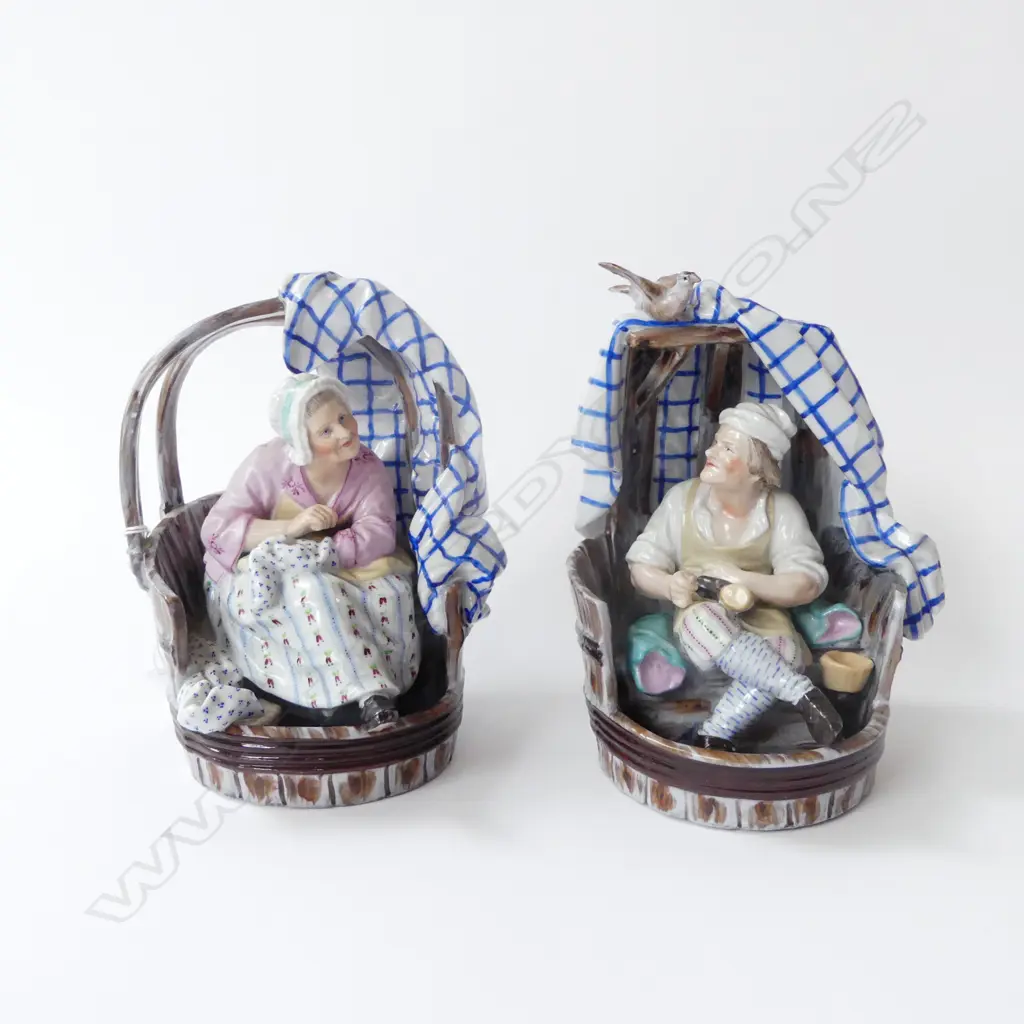 PR DRESDEN FIGURES IN BARRELS H.190mm FAULTS Image 1++