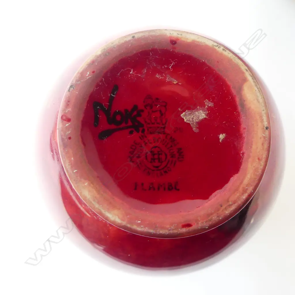 2 ROYAL DOULTON NOKE FLAMBE VASES H.180mm Image 1++