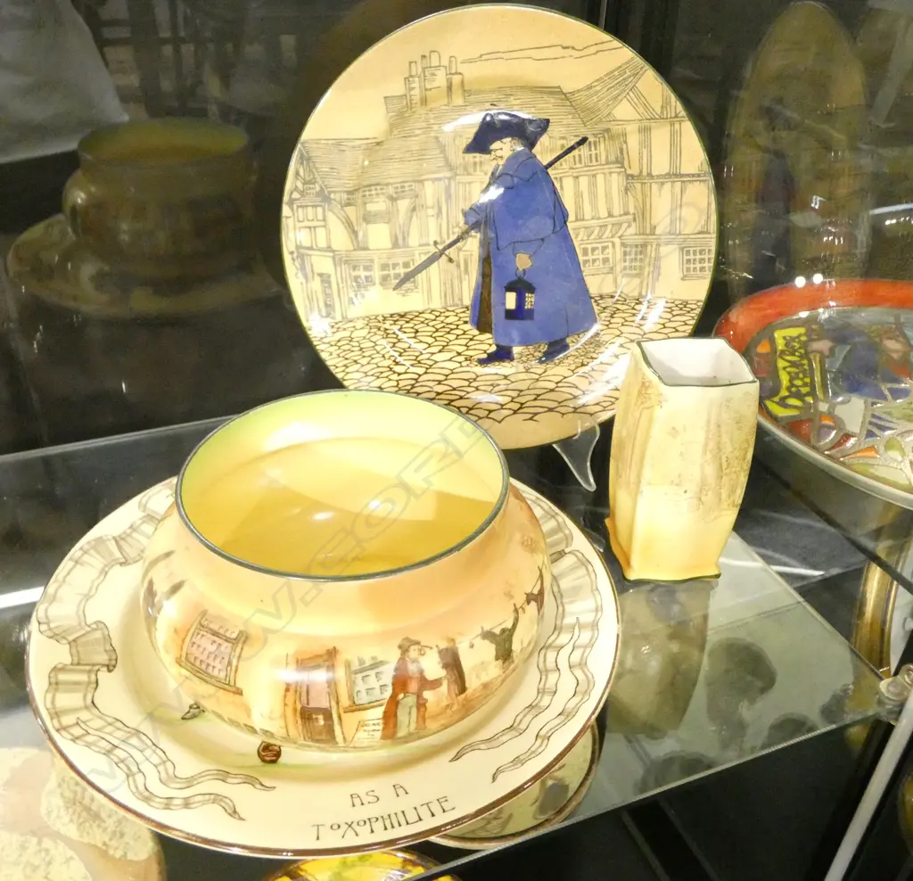 2 ROYAL DOULTON PLATES (FAULTS) & RD DICKENSWARE BOWL etc Image 1++