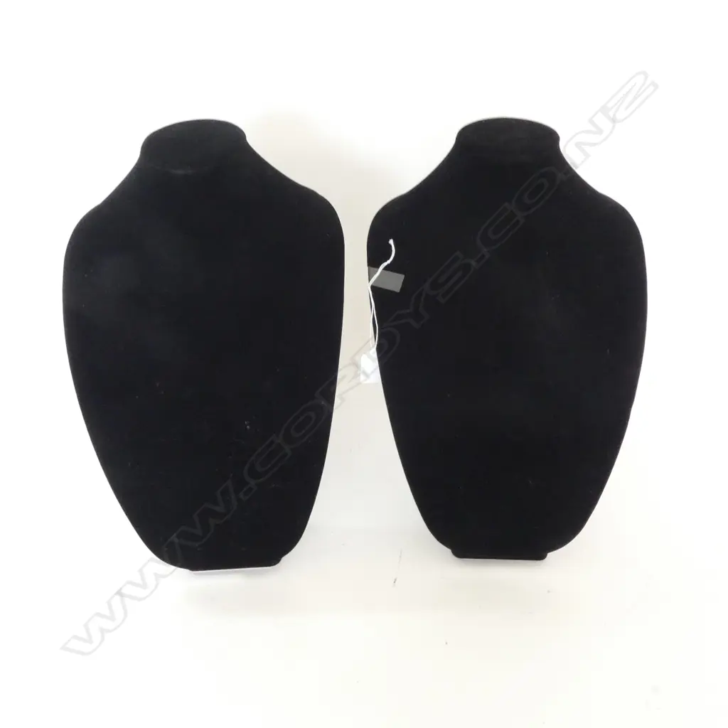 PR BLACK VELVET NECKLACE STANDS H.390mm Image 1++