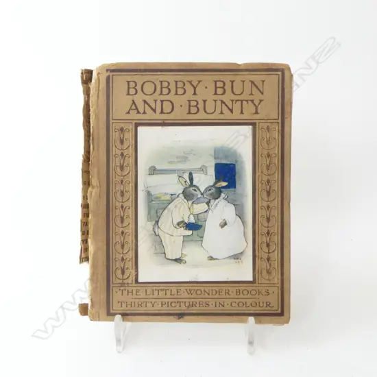 'BOBBY BUN AND BUNTY' CHILDRENS BOOK some distress