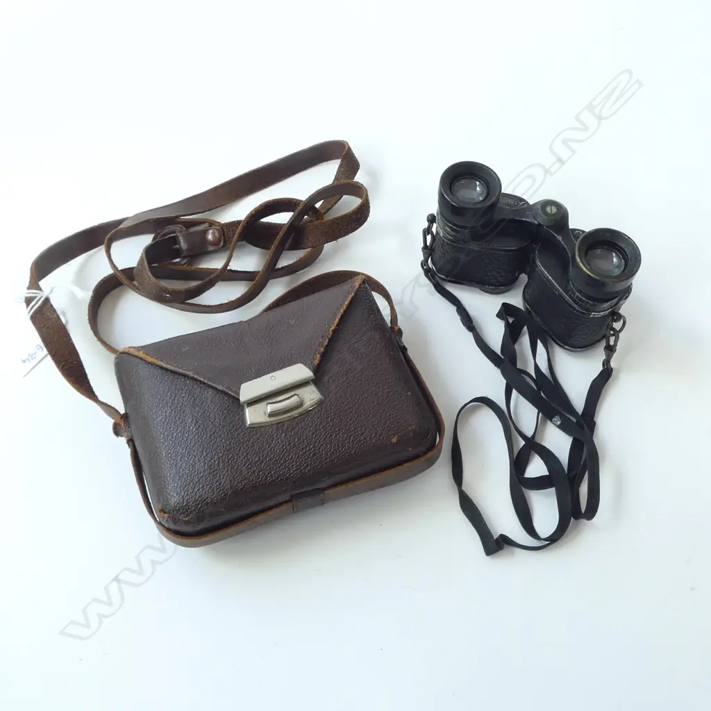 CASED PR G. FOURNIER TELEPAX 6x18 BINOCULARS Image 1++
