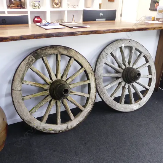 PR WOODEN WAGON WHEELS 1050mm dia