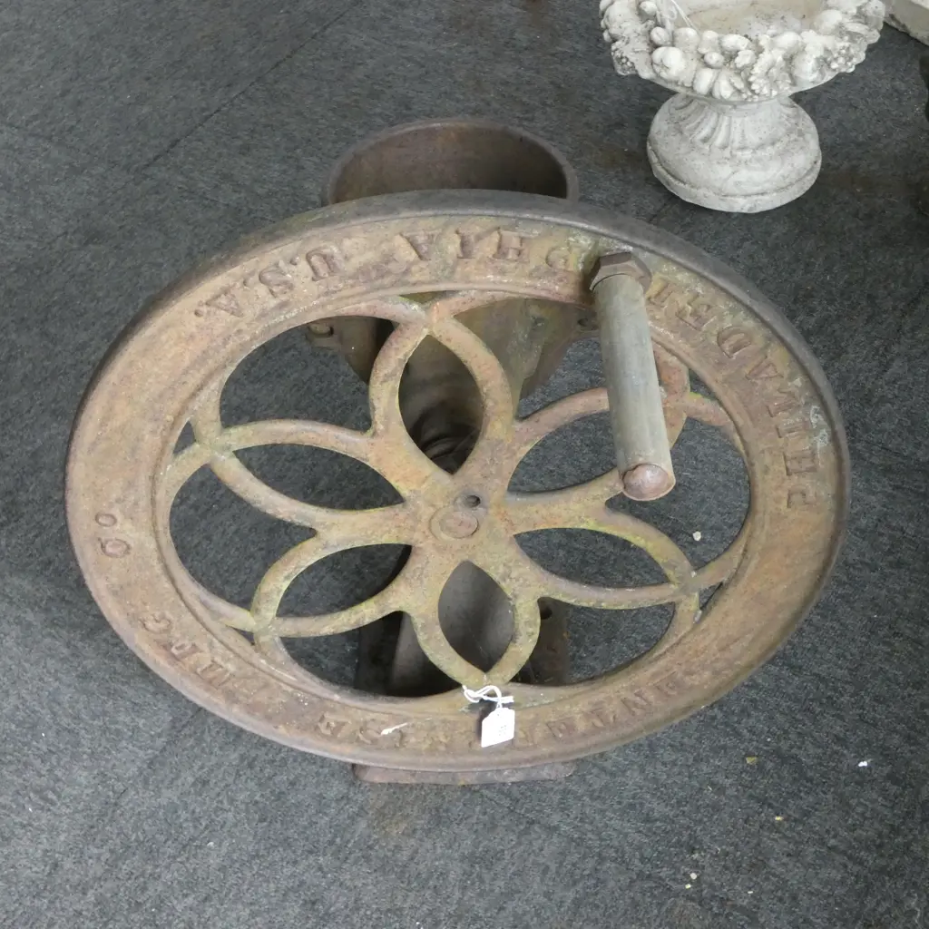 CAST IRON GRAIN MILL; ENTERPRISE MFG. Co. USA H.600mm Image 1++