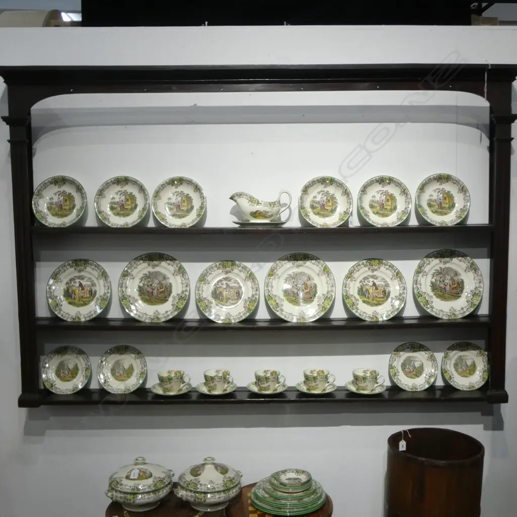 SPODE 'SPODE'S BYRON' 6 PLACE PART DINNER SERVICE Image 1++