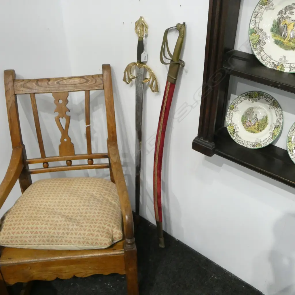 2 SWORDS 'TIZONA CID' MADE IN SPAIN L.1010mm + ANOTHER Image 1++