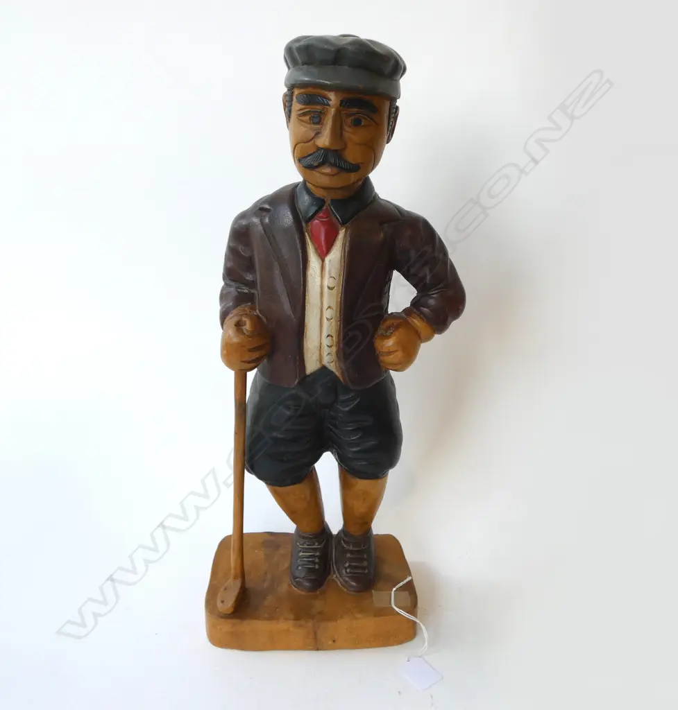 CARVED WOOD FIGURE H.510mm Image 1++