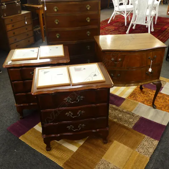 PR BEDSIDE TABLES 580x370x610mm + 1 OTHER BEDSIDE