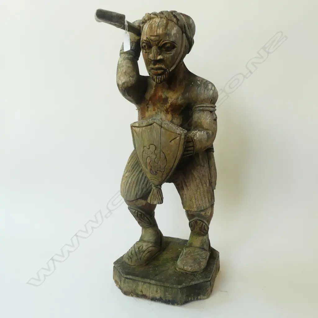 LG CARVED WOODEN FIGURE H.650mm Image 1++