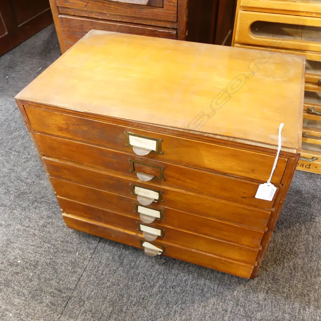 6 DRAWER COLLECTORS/FILING CABINET 440x270x350mm Image 1++