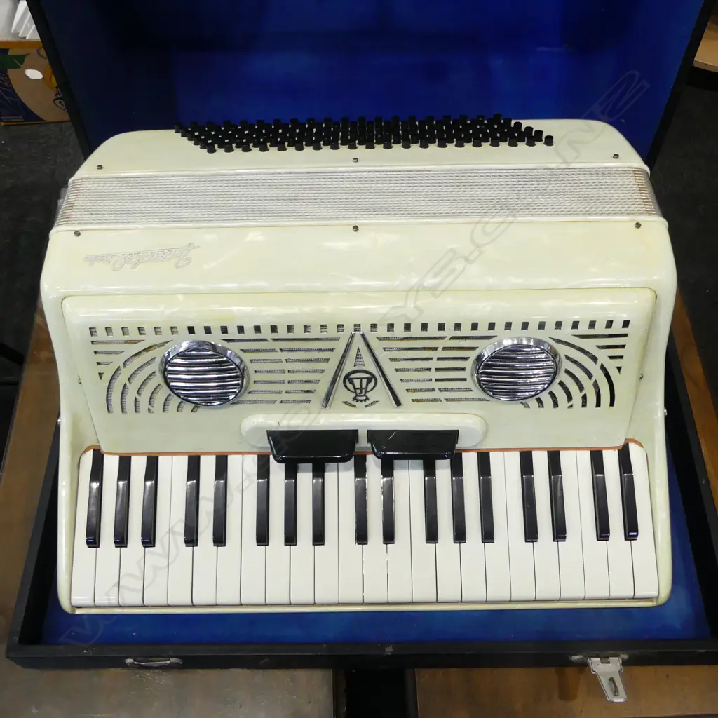 ITALIAN FRATELLI CASED ACCORDION W.590mm Image 1++
