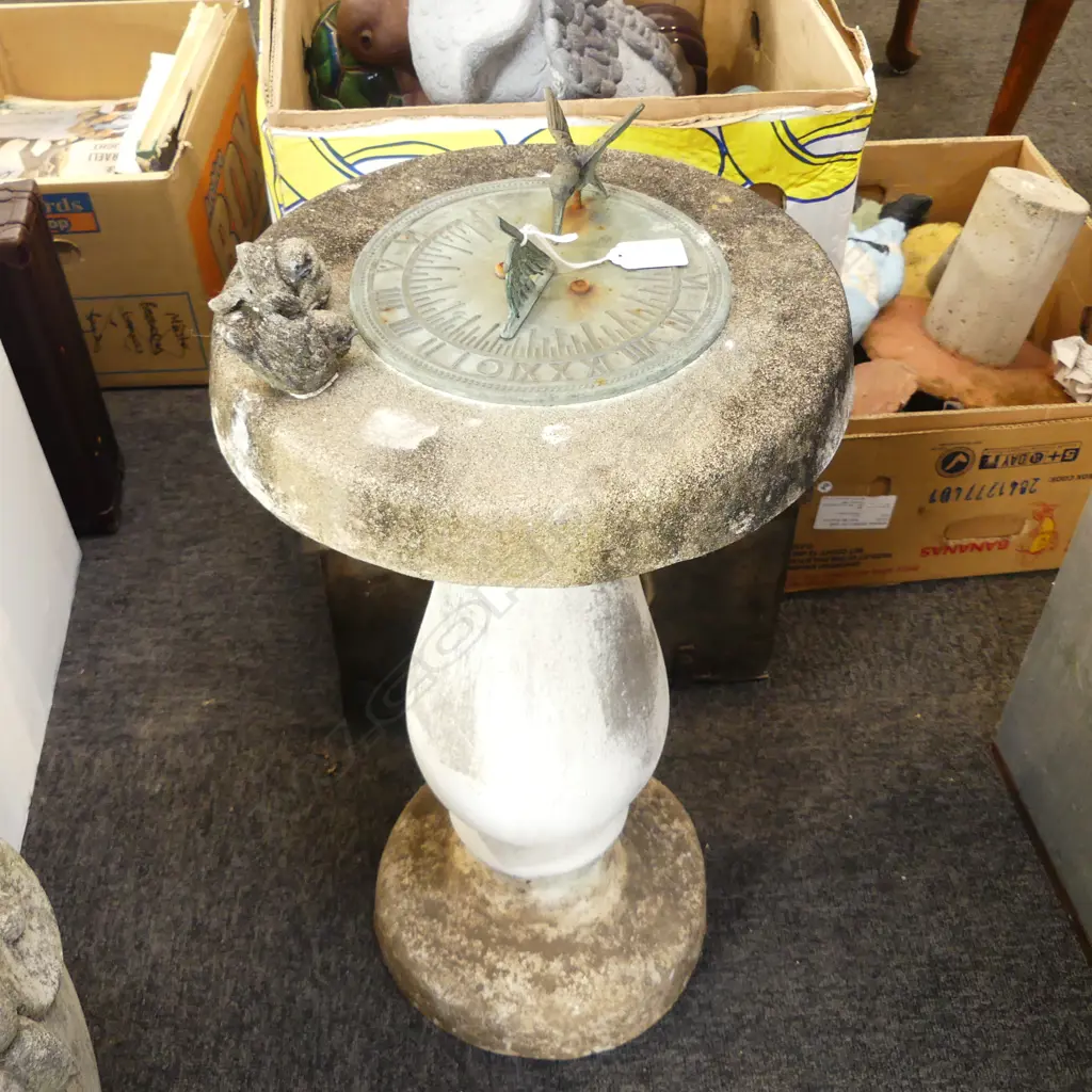 CONCRETE SUN DIAL H.650mm Image 1++