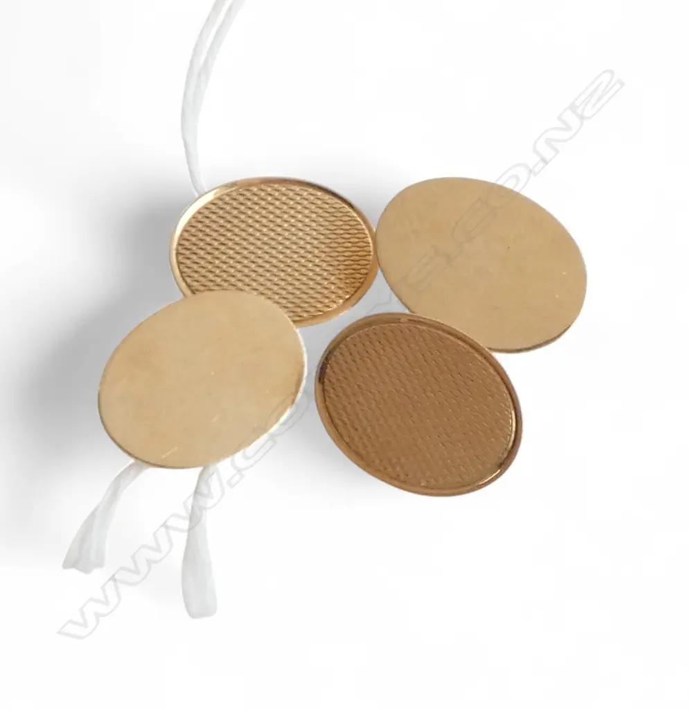 PR 9ct GOLD CUFFLINKS 5.19gms Image 1++