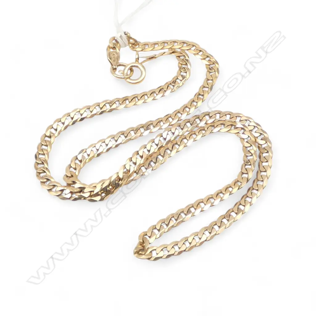 9ct GOLD CHAIN L.490mm 15.70gms Image 1++