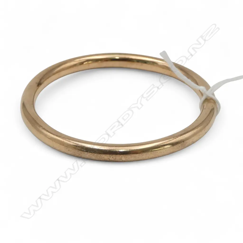 9ct GOLD BANGLE, 23.84gm, internal=W.60mm Image 1++