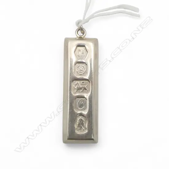 Sterling silver bar ingot 29.37gms hallmarked