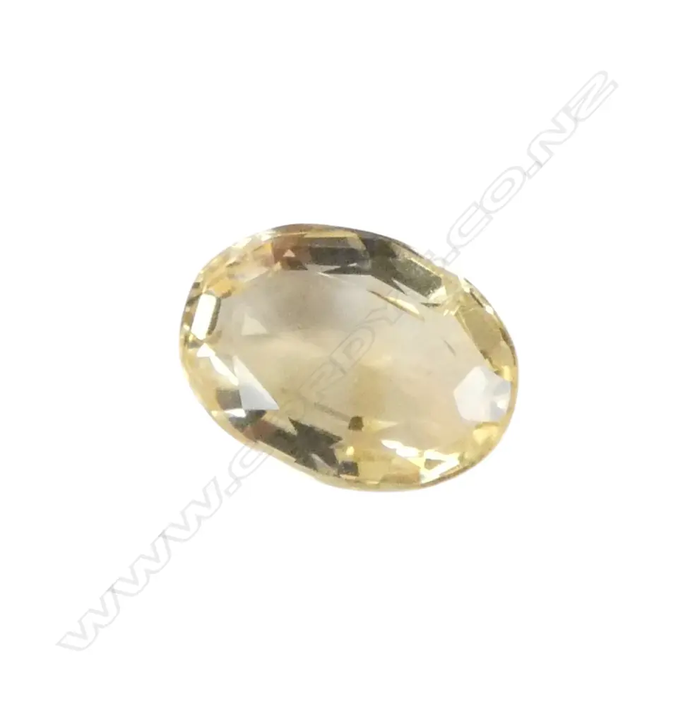 OVAL UNSET CITRINE STONE 9.8 X 13.5mm Image 1++