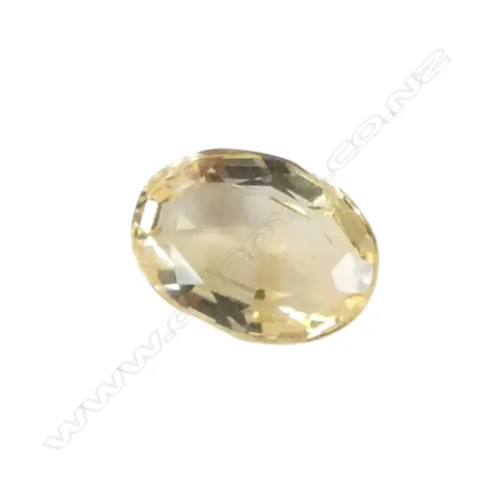 OVAL UNSET CITRINE STONE 9.8 X 13.5mm