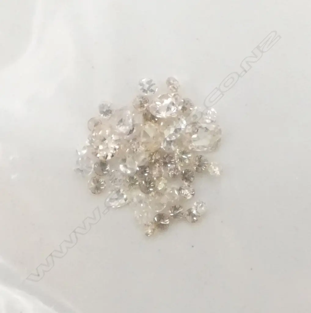 BAG OF LOOSE DIAMONDS ex. manufacturing jeweller 1.2ct  Image 1++