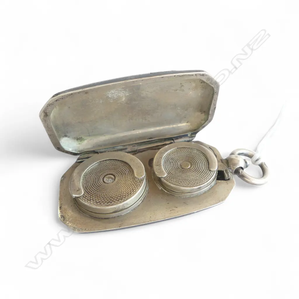 STERLING & NIELLO DBLE SOVEREIGN CASE NORWEGIAN? 70x30mm 28gms Image 1++