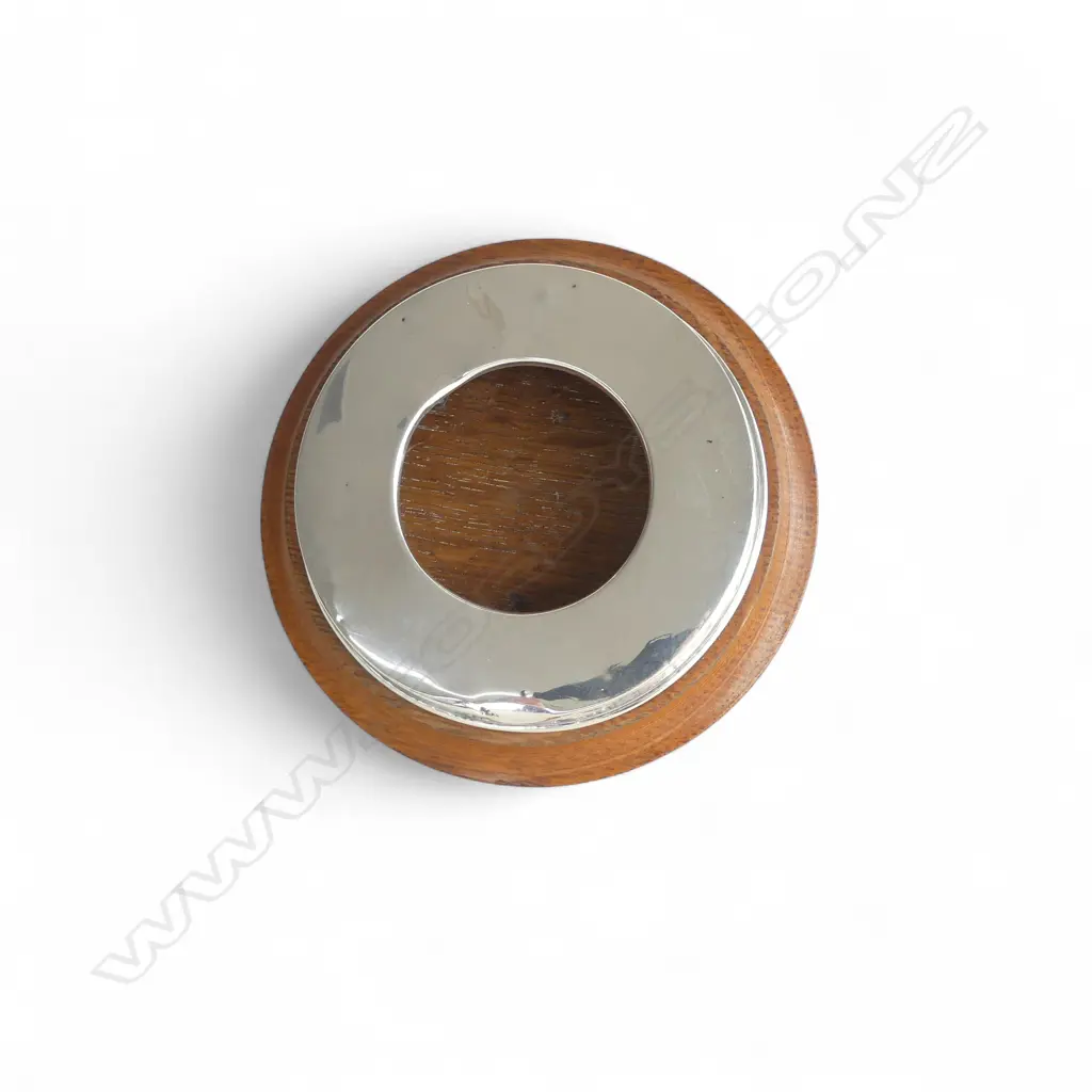 STG SILVER POCKET WATCH HOLDER FRAME, CHESTER 1909 105mm dia Image 1++