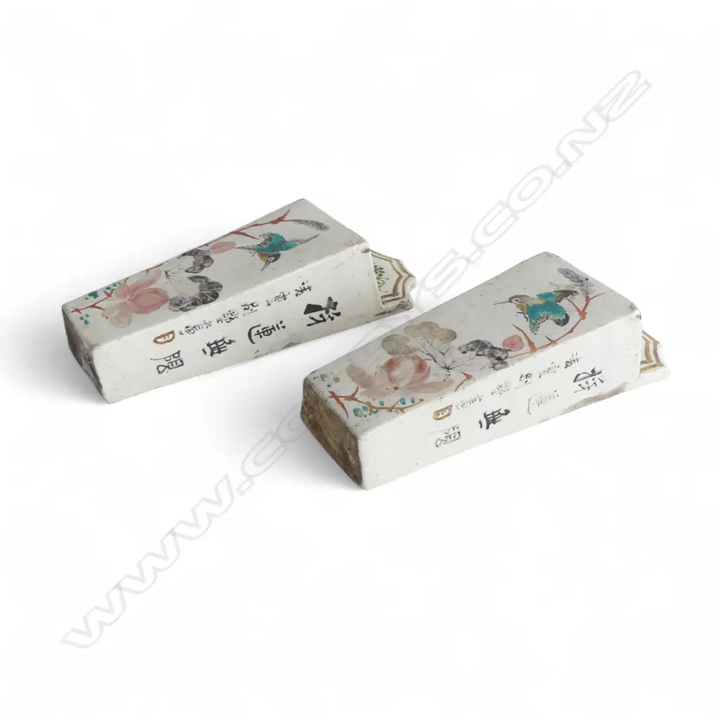 PR ORIENTAL CERAMIC WALL VASES H.200mm Image 1++