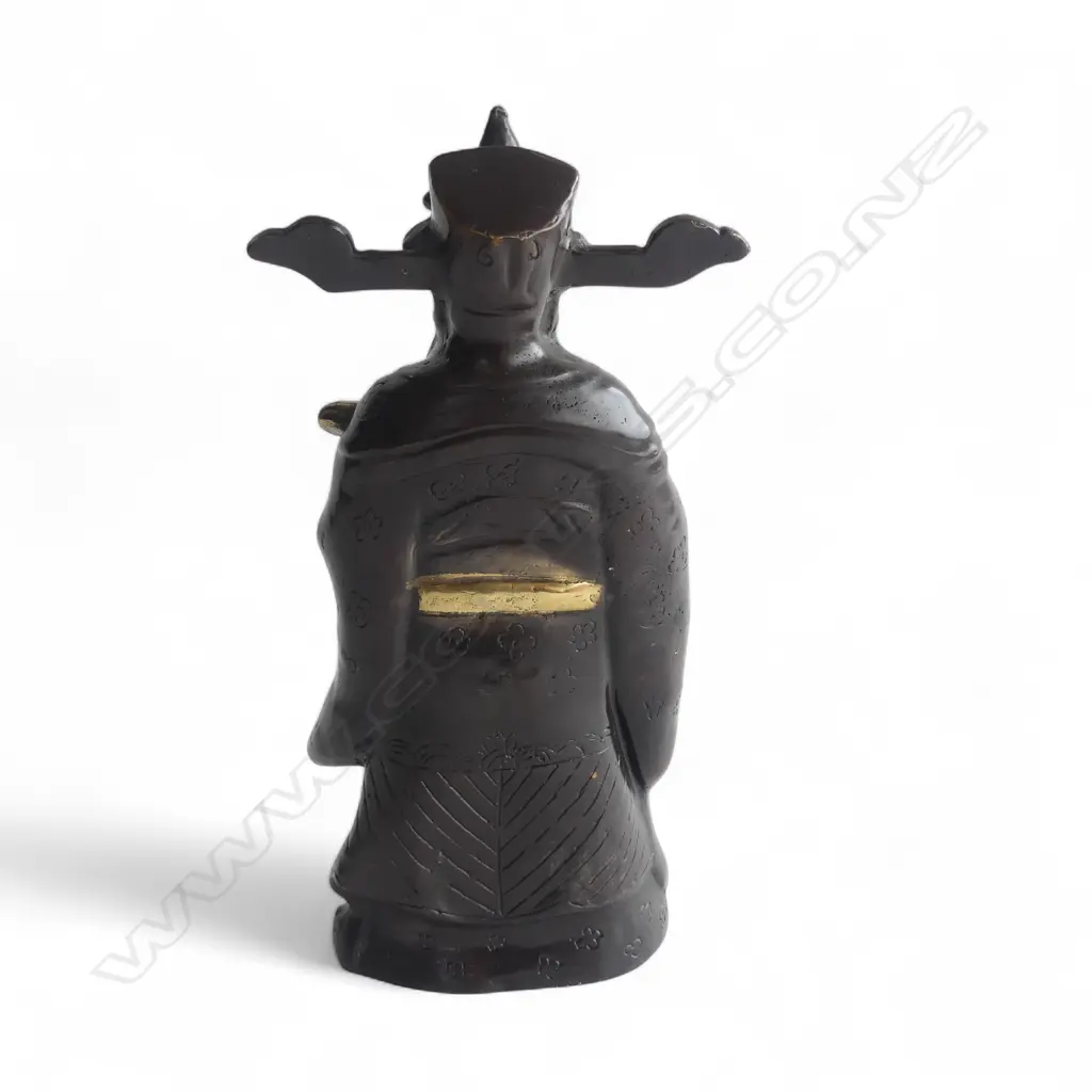 BRONZE CHINESE FIGURE H.370mm Image 1++