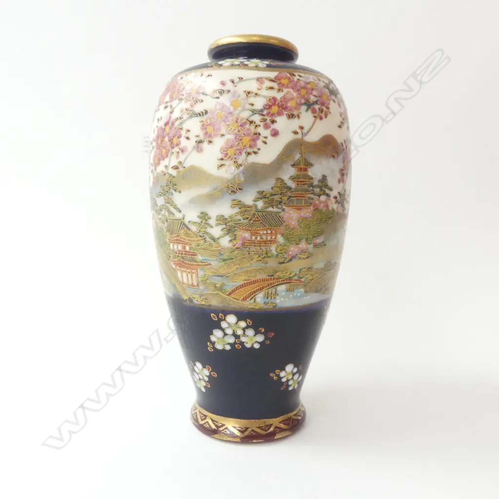 JAPANESE SATSUMA VASE H.160mm Image 1++