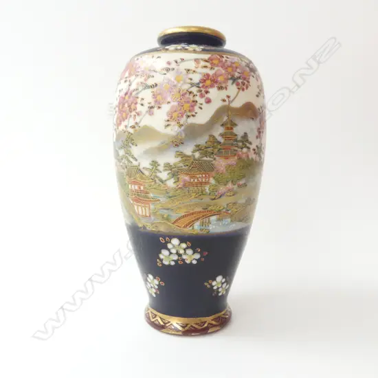 JAPANESE SATSUMA VASE H.160mm