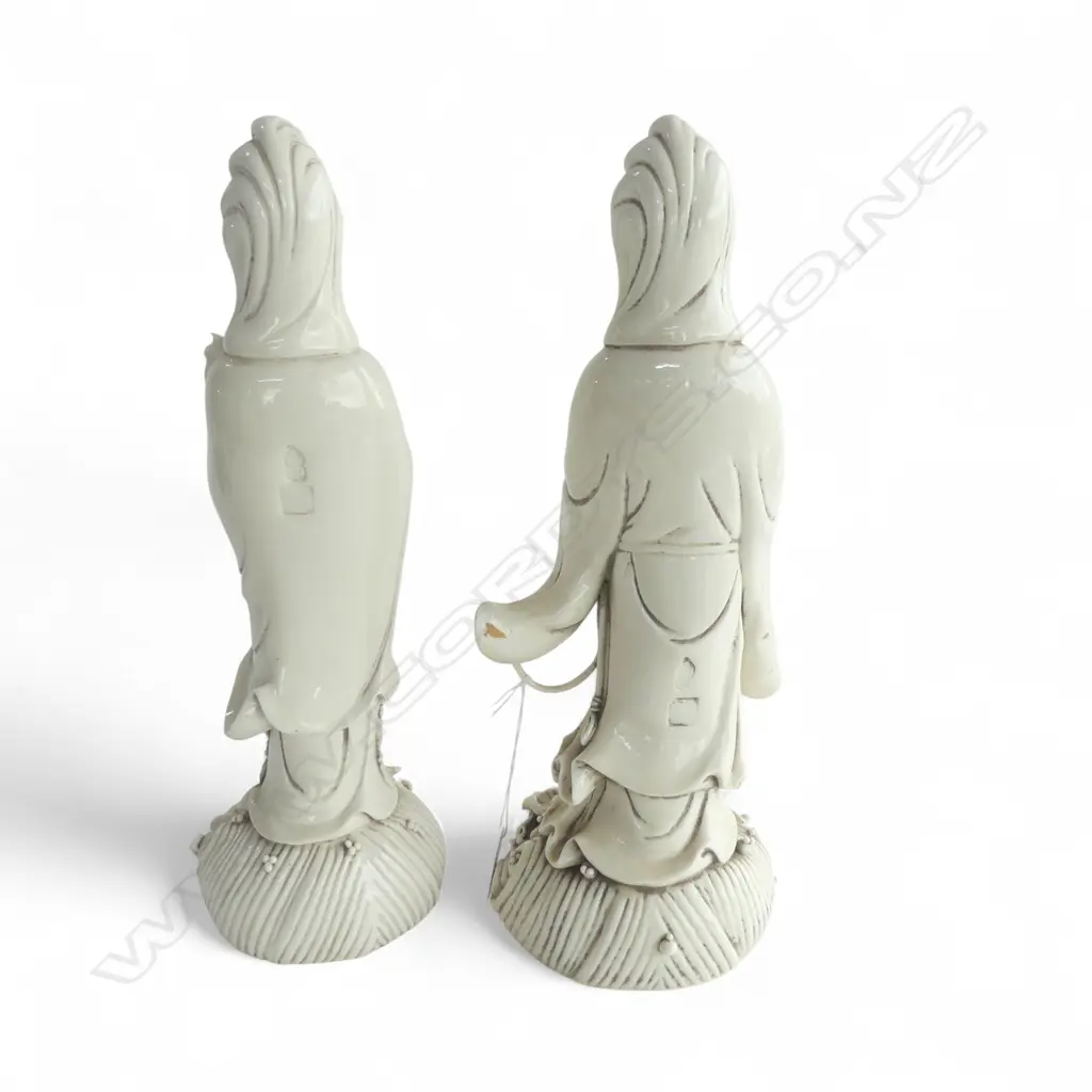 PR CHINESE DEHUA GUAYIN FIGURES H.345mm Image 1++