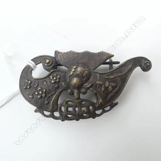 OLD CHINESE BRASS LOCK W.75mm