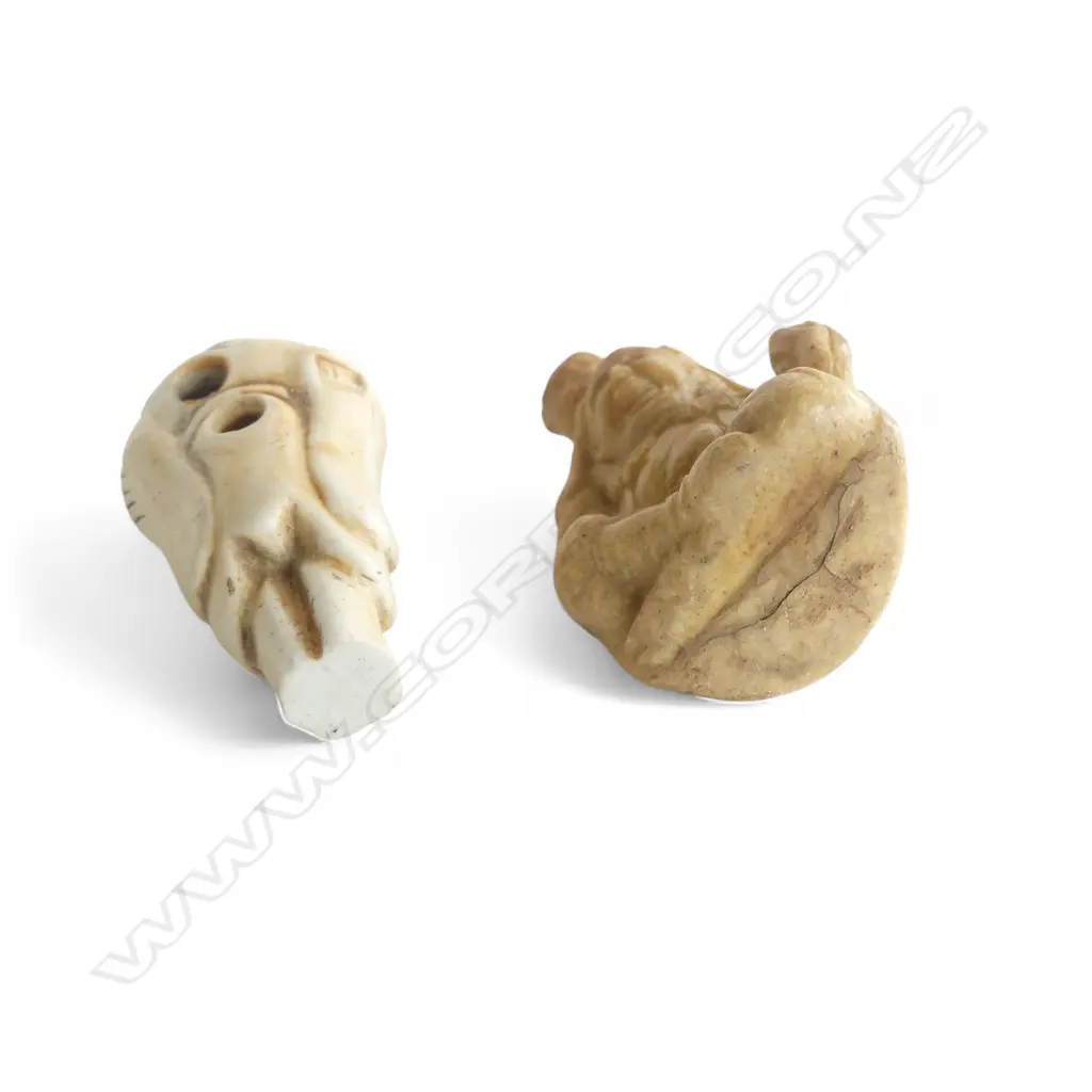 2 JAPANESE NETSUKE  Image 1++