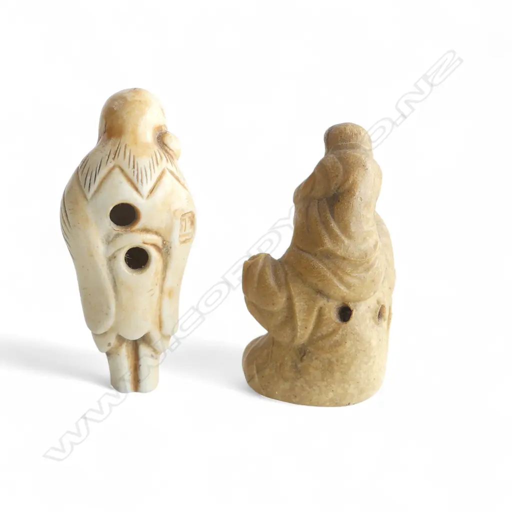 2 JAPANESE NETSUKE  Image 1++