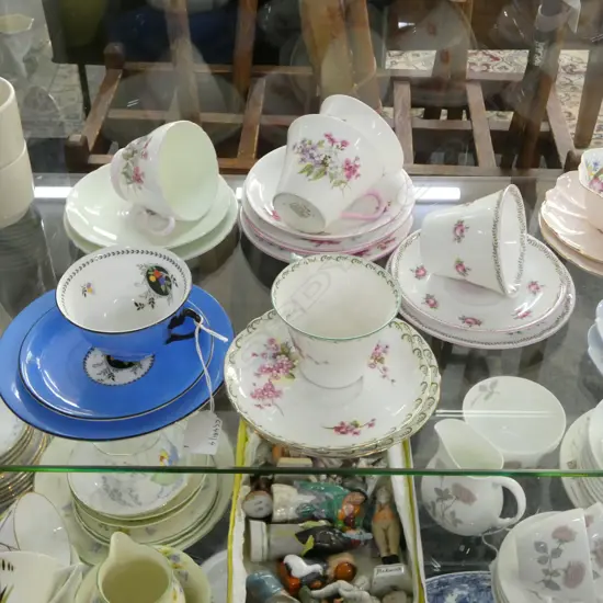 6 SHELLEY CHINA CSPS MIXED PATS