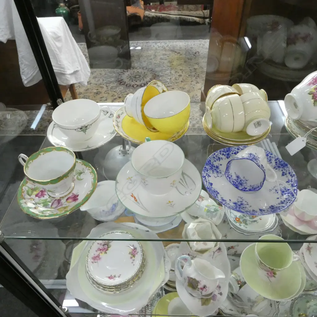 10 SHELLEY CHINA C/SS MIXED PATS Image 1++